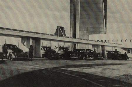 Gratiot Drive-In Theatre - Ticket Booths From 1952 Theatre Catalog (newer photo)